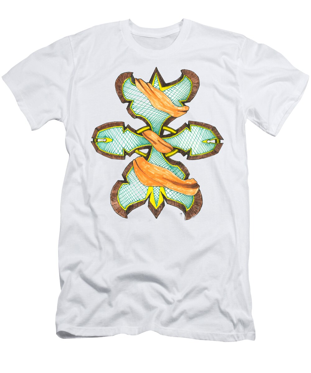 Christian Addict Cross Spiritual Love Clinton Hornsby T-Shirt