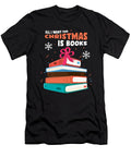 Christmas Books Bookworm Reading Xmas New Year Gift Thomas Larch T-Shirt