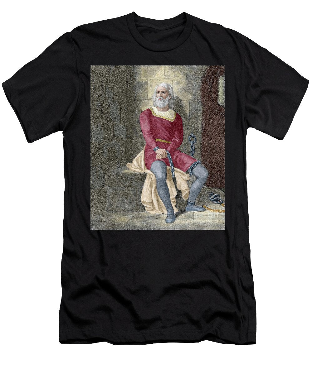 Christopher Columbus 1451 1506 Navigator Colonizer and Explorer Columbus Imprisoned Unknown Artist T-Shirt