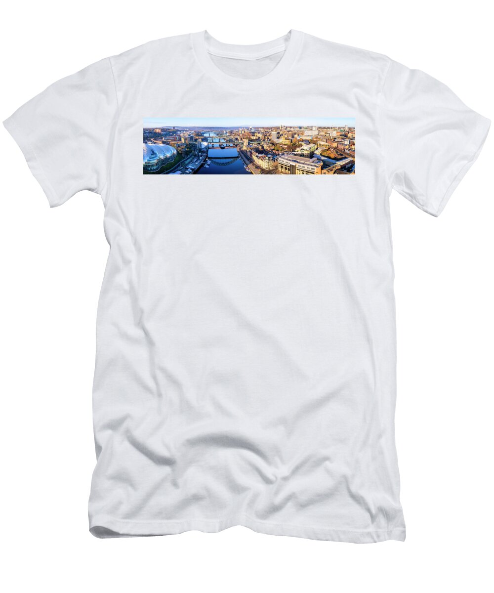 City of Newcastle Panoramic Tim Hill T-Shirt