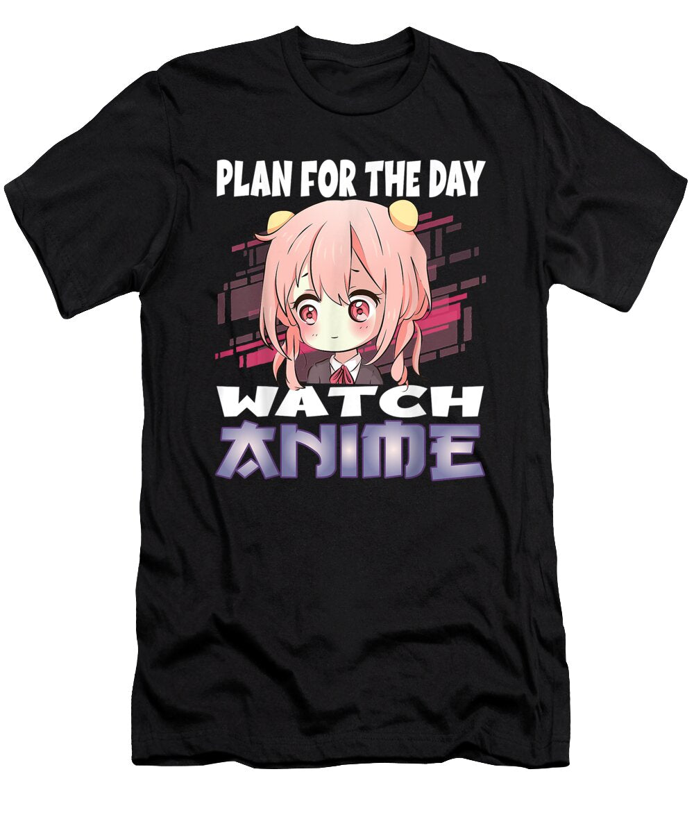 Civilized Goodness Anime Merch Plan for the Day Watch Anime Anime Girl Manga Gifts for Ezone Prints T-Shirt