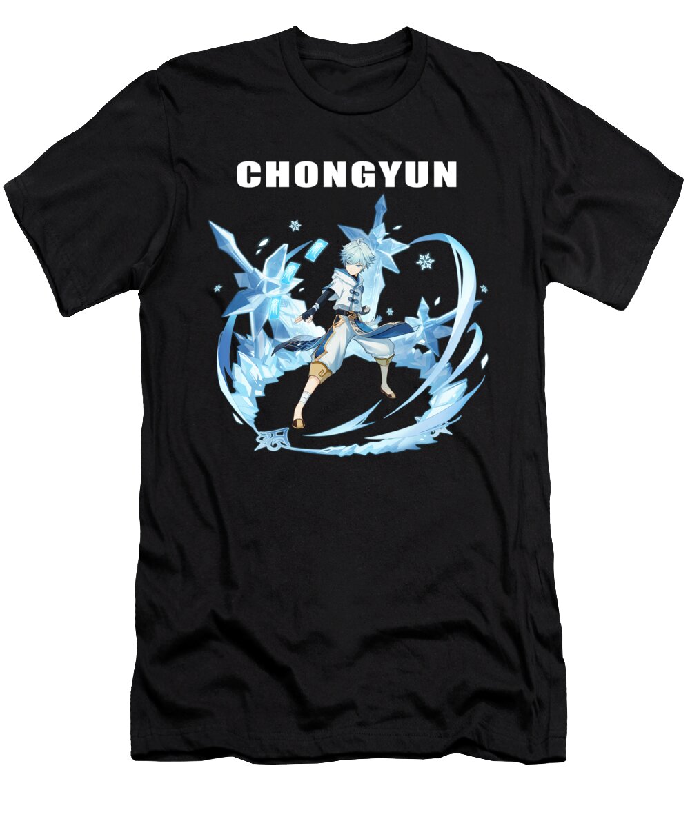 Classic Photo Chong Yun Genshin Rpg Impact Game Douxie Grimo T-Shirt