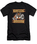 Cleric Character Role Playing Dice D20 Pen and Paper Fuzius T-Shirt