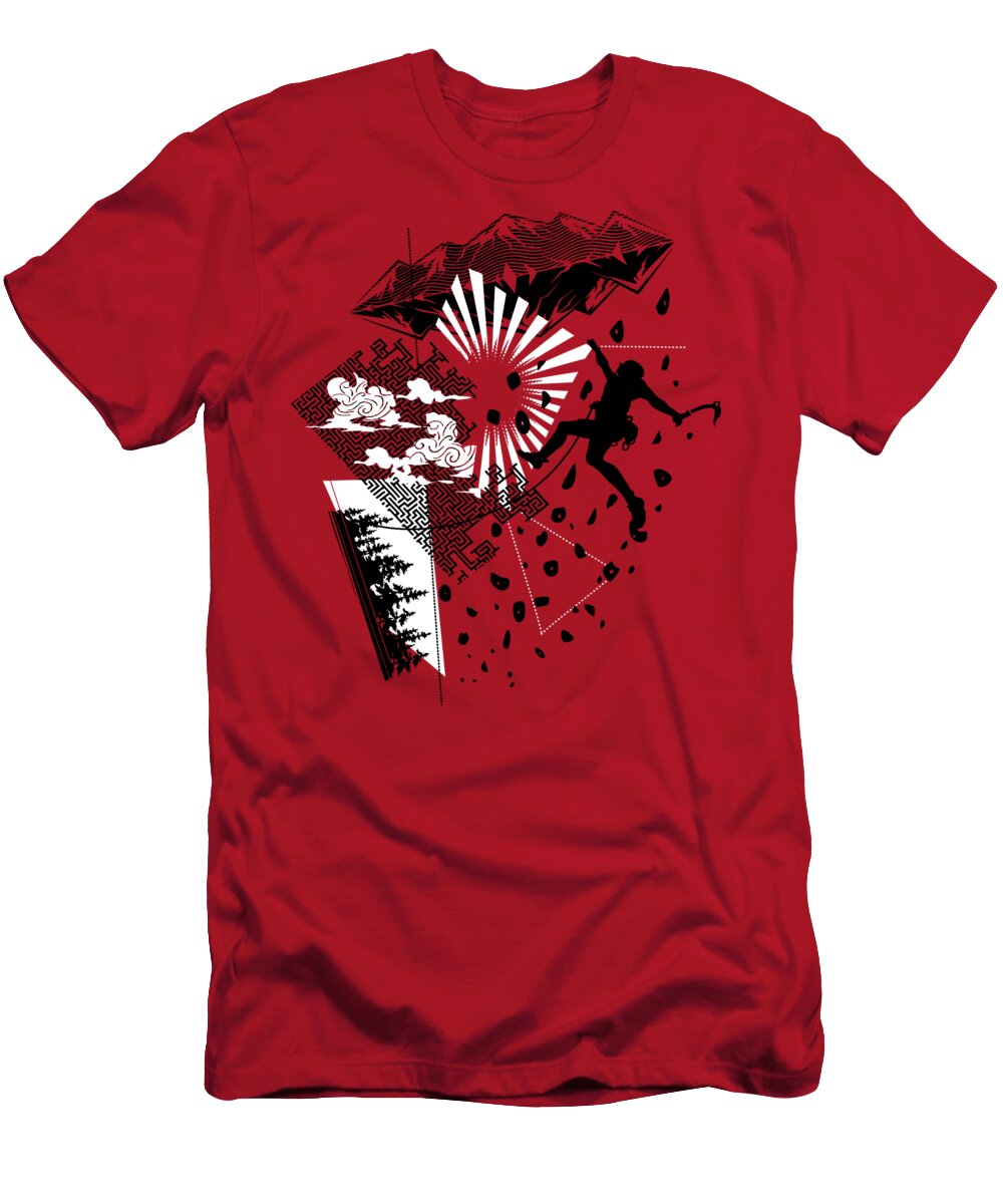 Climbing Vertigo John Rose T-Shirt