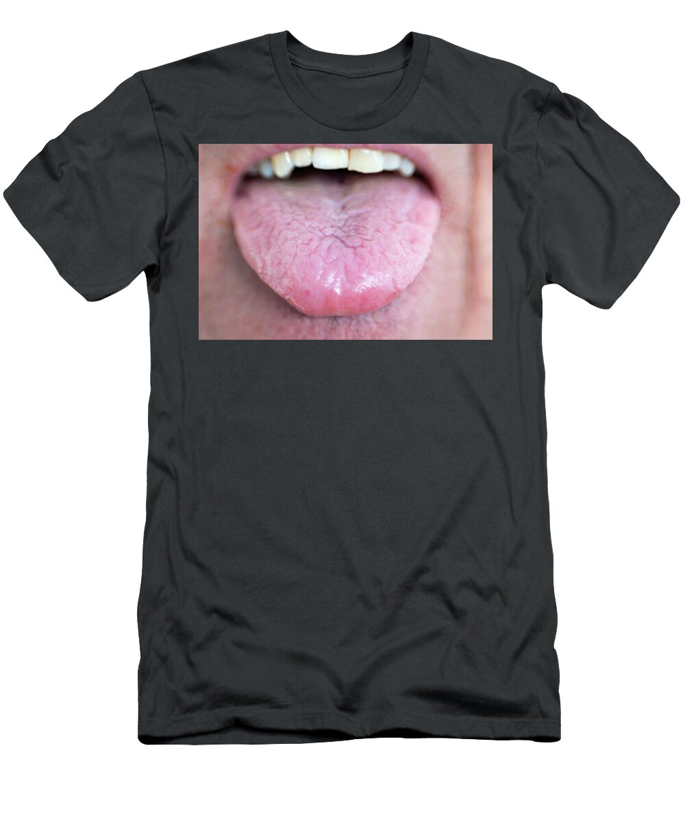 Close Up of a Human Tongue Alexander Farnsworth T-Shirt