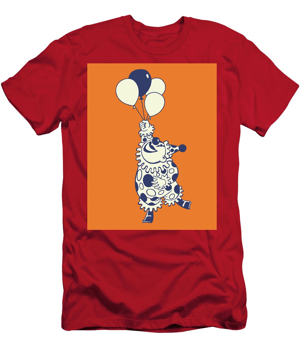 Clown with Balloons Csa Images T-Shirt