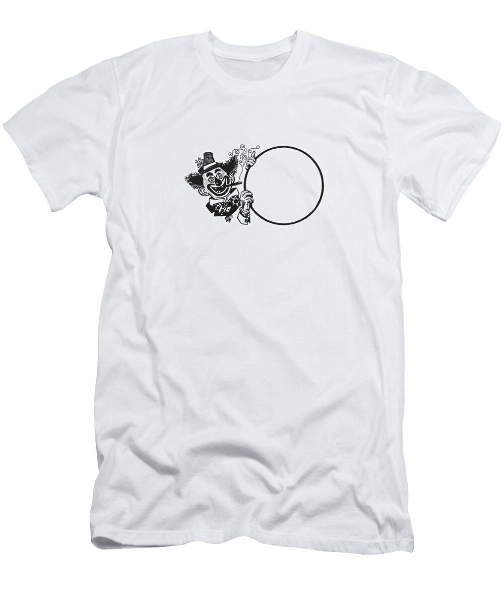 Clown with Hoop Csa Images T-Shirt