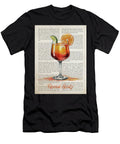 Cocktail Glass with Orange Slice Aged Pixel T-Shirt