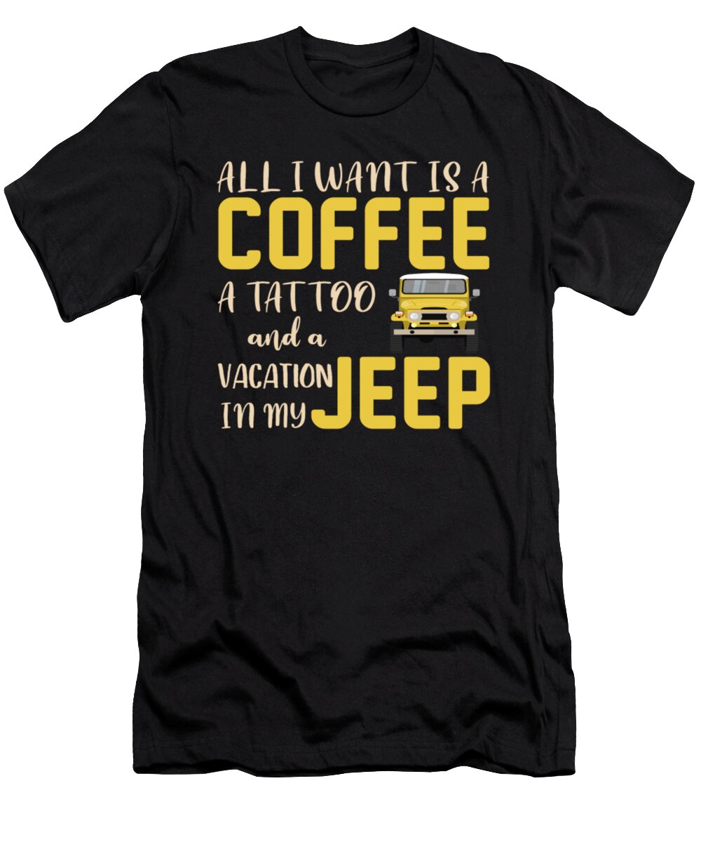 Coffee and Jeep Tinh Tran Le Thanh T-Shirt