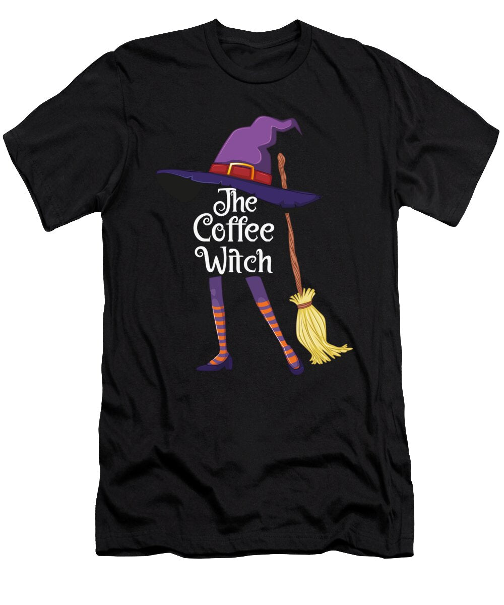 Coffee Witch Funny Witch Costume Toms Store T-Shirt