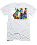Colorful Bloodhound Dog Art By Sharon Cummings Sharon Cummings T-Shirt