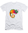 Colorful Cartoon Lizard No 36 Print on Demand T-Shirt