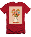 Colorful Floral Arrangement in Vase Akira Designhouse T-Shirt