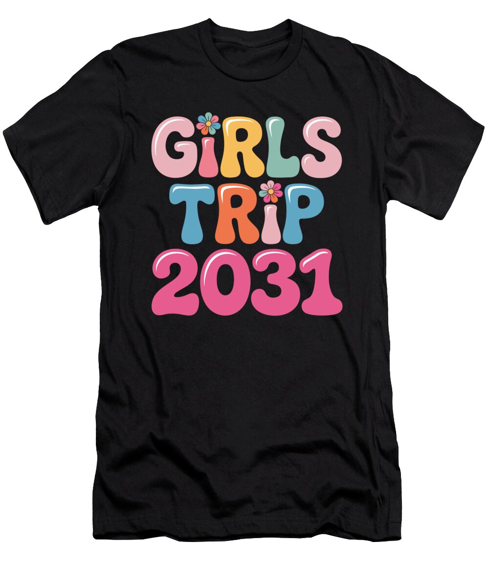 Colorful Girls Trip 2031 Design Joanna Redesiuk T-Shirt