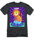 Colorful Lion on a Stool Lynnda Rakos T-Shirt