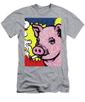 Colorful Smoking Pig Pop Art Fabrizio Cassetta T-Shirt