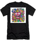Colorful Wacky Monster Doodle Illustration Leconte Nathalie T-Shirt