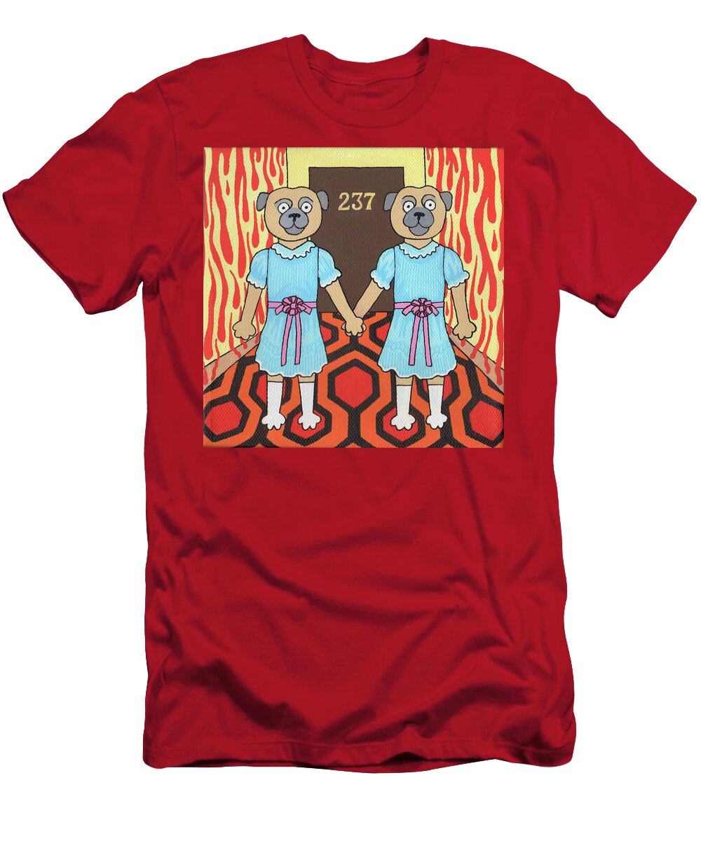 Come Pug with US Danny Lady Beaver T-Shirt