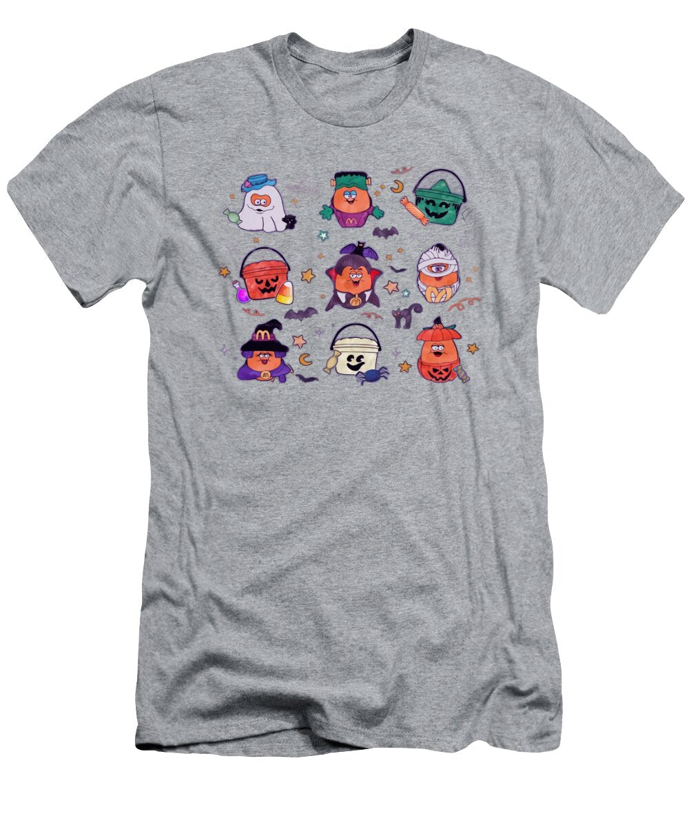 Comfort Colors Halloween Bucket Chicken Nugget Oscar Saunders T-Shirt