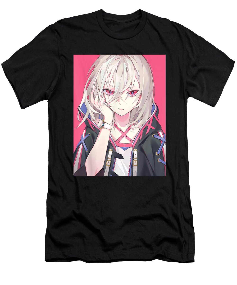 Comfortable Feeling Anime Girl Waifu Pastel Aesthetic Japanese Kawaii Egirl Vintage Ezone Prints T-Shirt