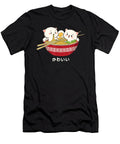Comfortable Feeling Kawaii Cat Japanese Tokyo Anime Cat Ramen Cute Fan Ezone Prints T-Shirt