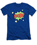 Comic Pop on Blue Delphimages Photo Creations T-Shirt