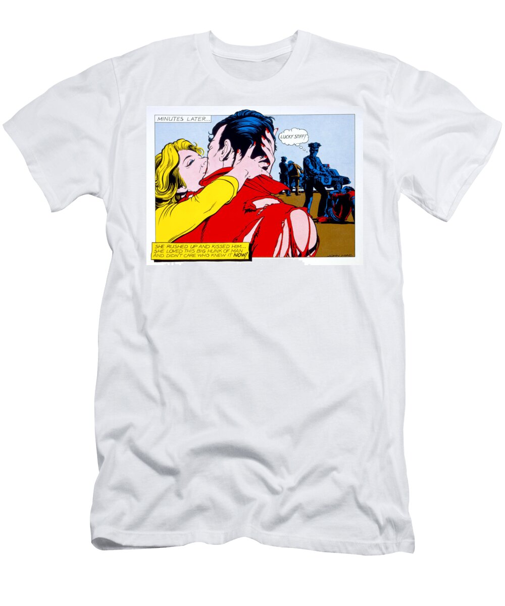 Comic Strip Kiss Mgl Studio T-Shirt