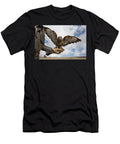 Common Buzzard on the Glove Captive Falconry Bird Ann Steve Toon Natureplcom T-Shirt