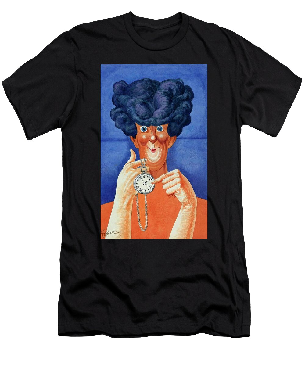 Compteur Jaeger Cheery Pocket Watch Maquette Leonetto Cappiello T-Shirt
