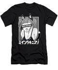 Cool Ahegao Waifu Material Lewd Neko Girl Otaku Clothes Funny Ezone Prints T-Shirt