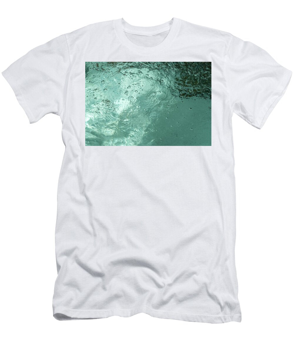 Cool and Refreshing Bubbly Turquoise and Aquamarine Georgia Mizuleva T-Shirt