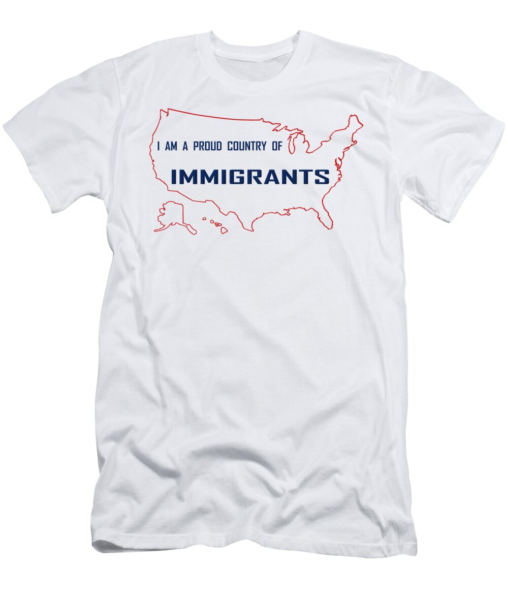 Country of Immigrants 1p B1r3 Art Kreations T-Shirt