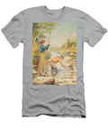 Couple Fishing on a River Anonymous T-Shirt