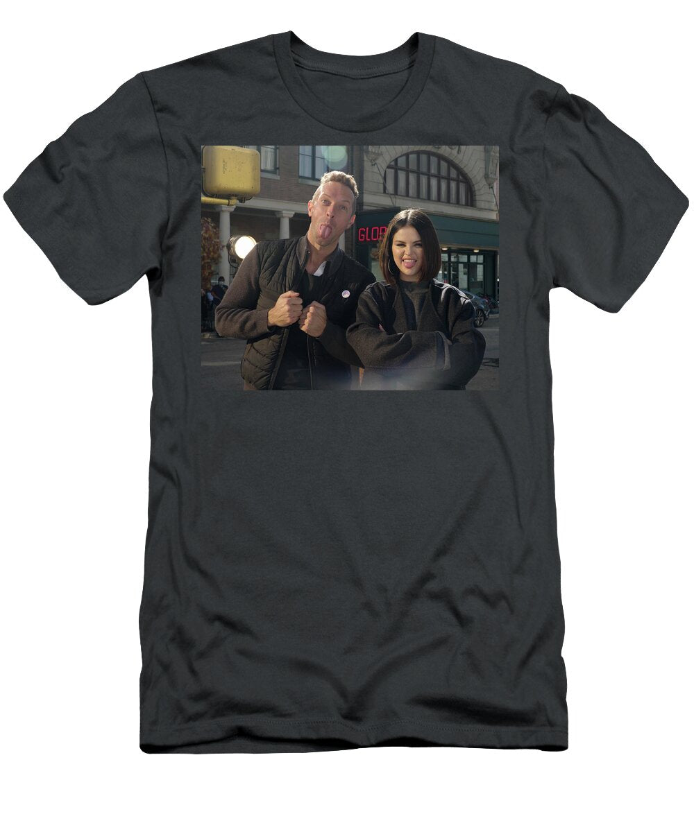 Couple Poses with Silly Faces Sticking Tongues Out Wakander Wish T-Shirt