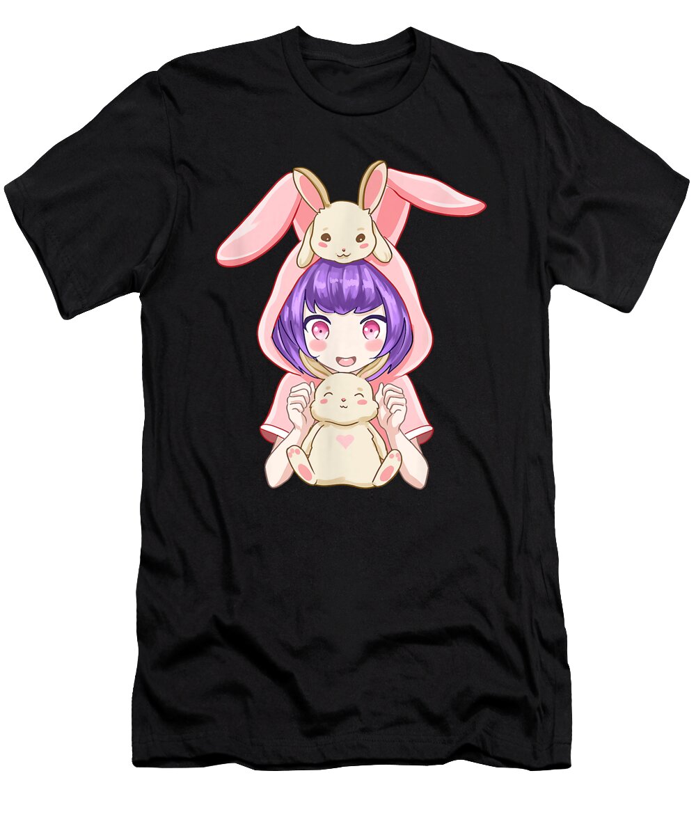 Courageous Attractive Anime Pastel Goth Aesthetic Kawaii Clothes Yume Girlretro Wave Ezone Prints T-Shirt