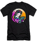 Courageous Lucky Anime Girl Figure Vaporwave Kawaii Retro Wave Ezone Prints T-Shirt