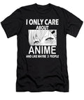 Courageous Lucky I Only Care About Anime and Like Maybe 3 People Halloween Holiday Ezone Prints T-Shirt