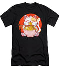 Courageous Passion Kawaii Cat Cute Anime Otaku Japanese Ramen Noodles Gift Idearetro Wave Ezone Prints T-Shirt