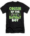 Cousin of the Birthday Boy Gamer Bday Party Graphic Art Grabitees T-Shirt