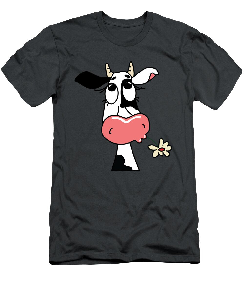 Cow with Flower Le Hung T-Shirt