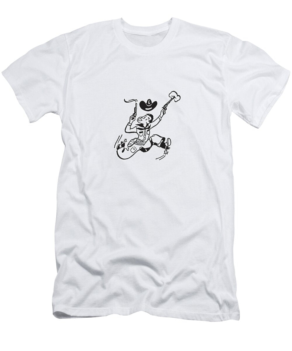Cowboy Shooting Handguns Csa Images T-Shirt