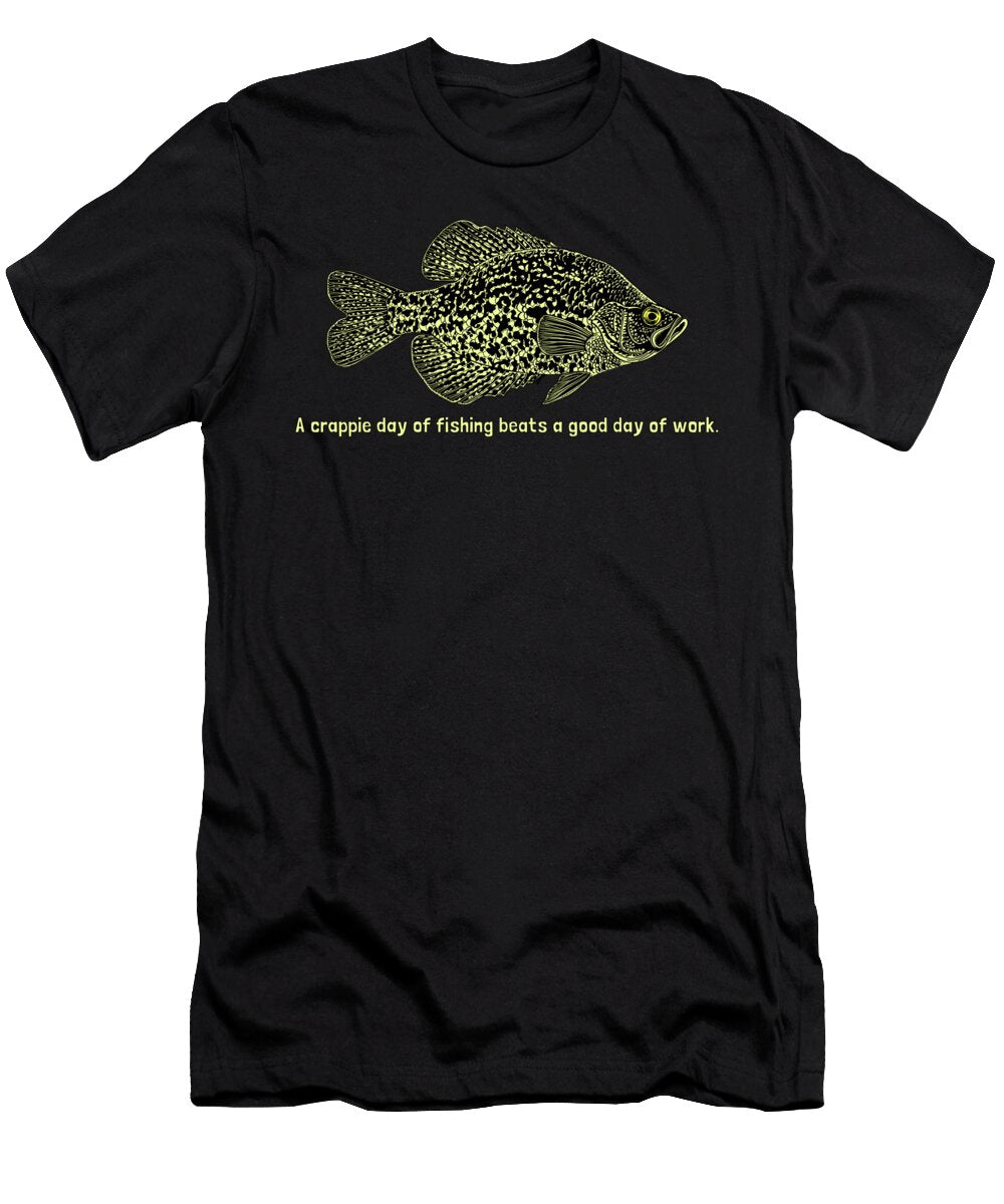 Crappie Thoughts David Burgess T-Shirt