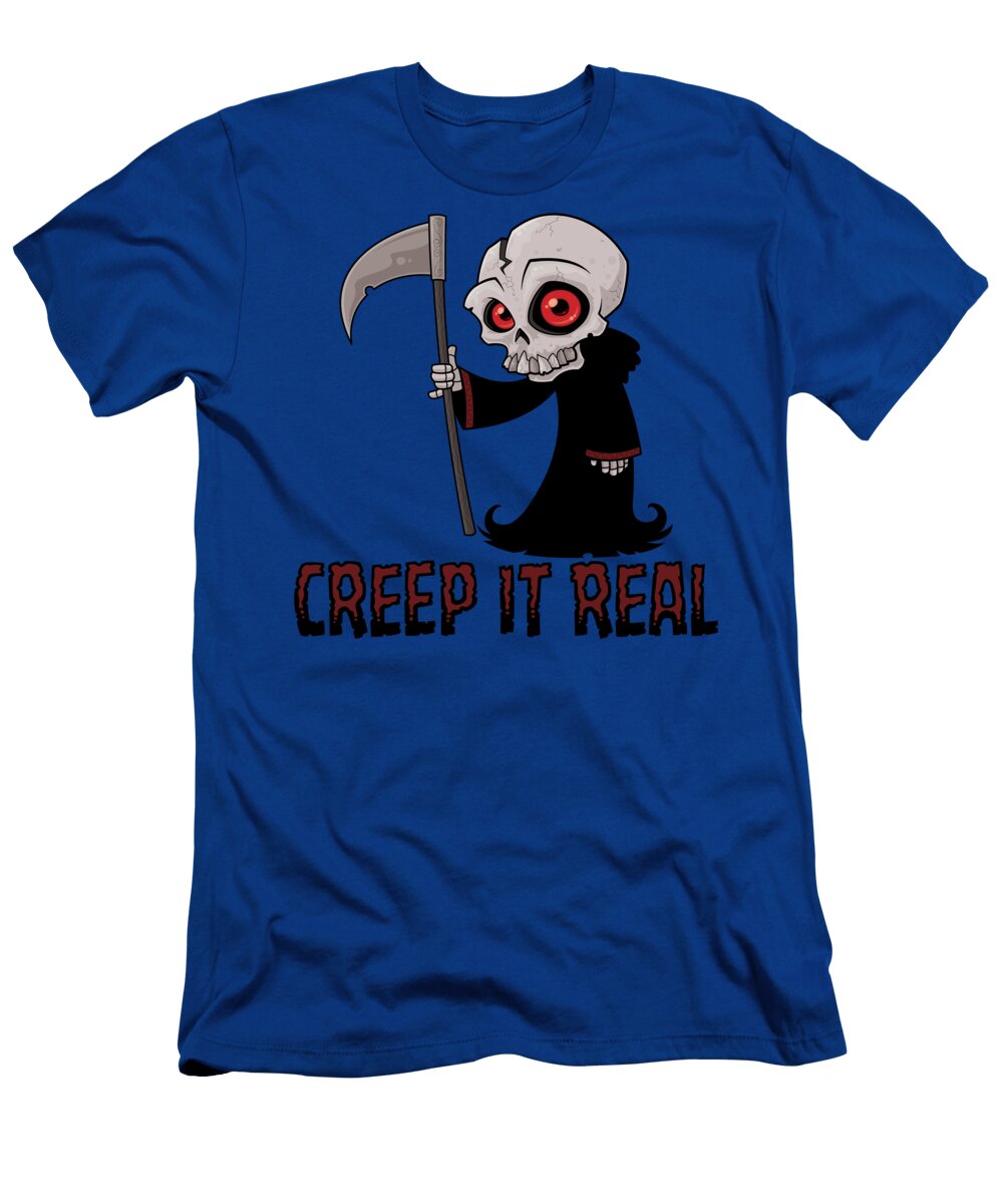 Creep It Real Cute Grim Reaper John Schwegel T-Shirt