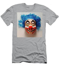 Creepy Clown Mask with Blue Hair Csa Images T-Shirt
