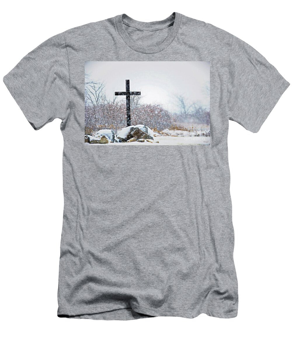 Cross in the Snow Scott Polley T-Shirt