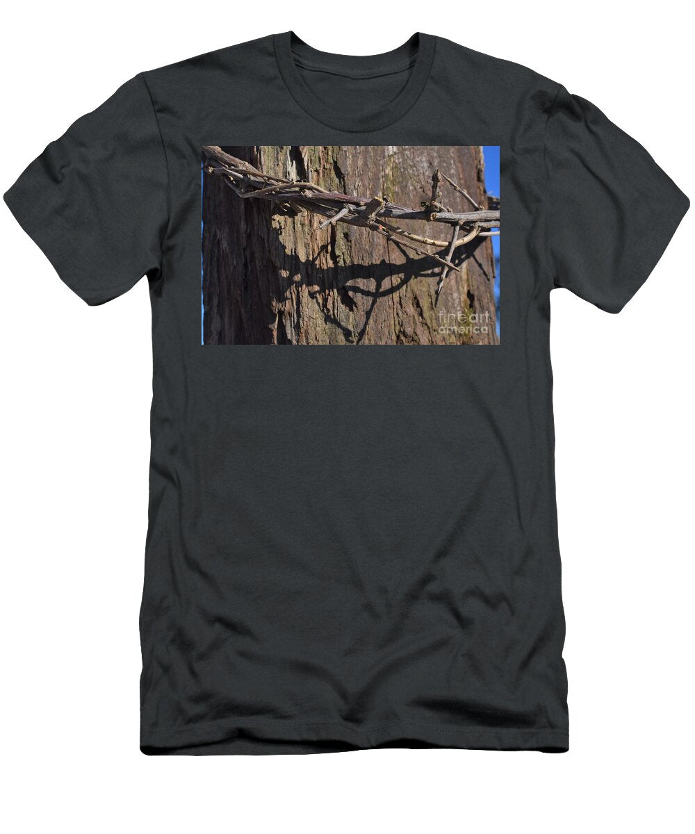 Crown of Thorns on Cross Close Up 12b Philip Lehman T-Shirt