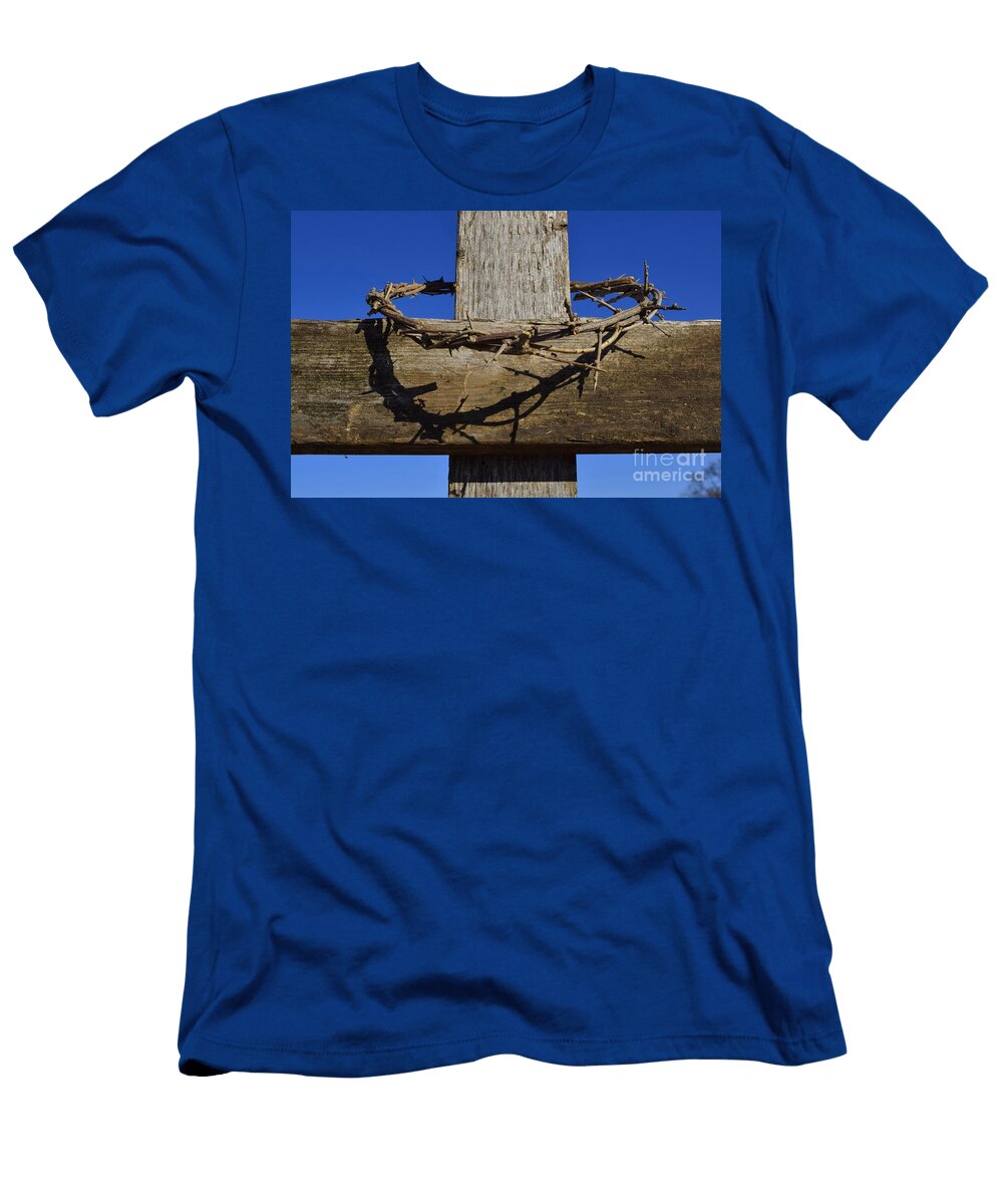 Crown of Thorns on Cross Close Up 3a Philip Lehman T-Shirt