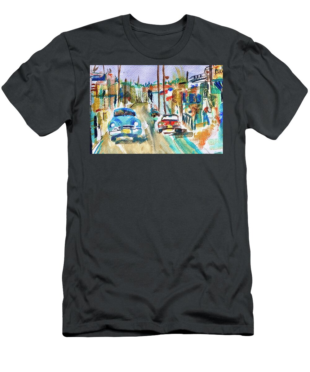 Cuba Streets Painting 2 Patty Donoghue T-Shirt