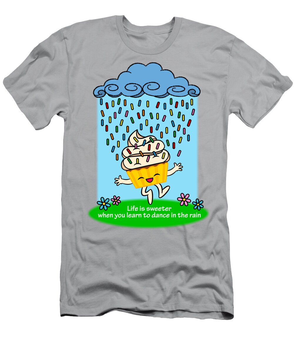 Cupcake in the Rain J L Meadows T-Shirt
