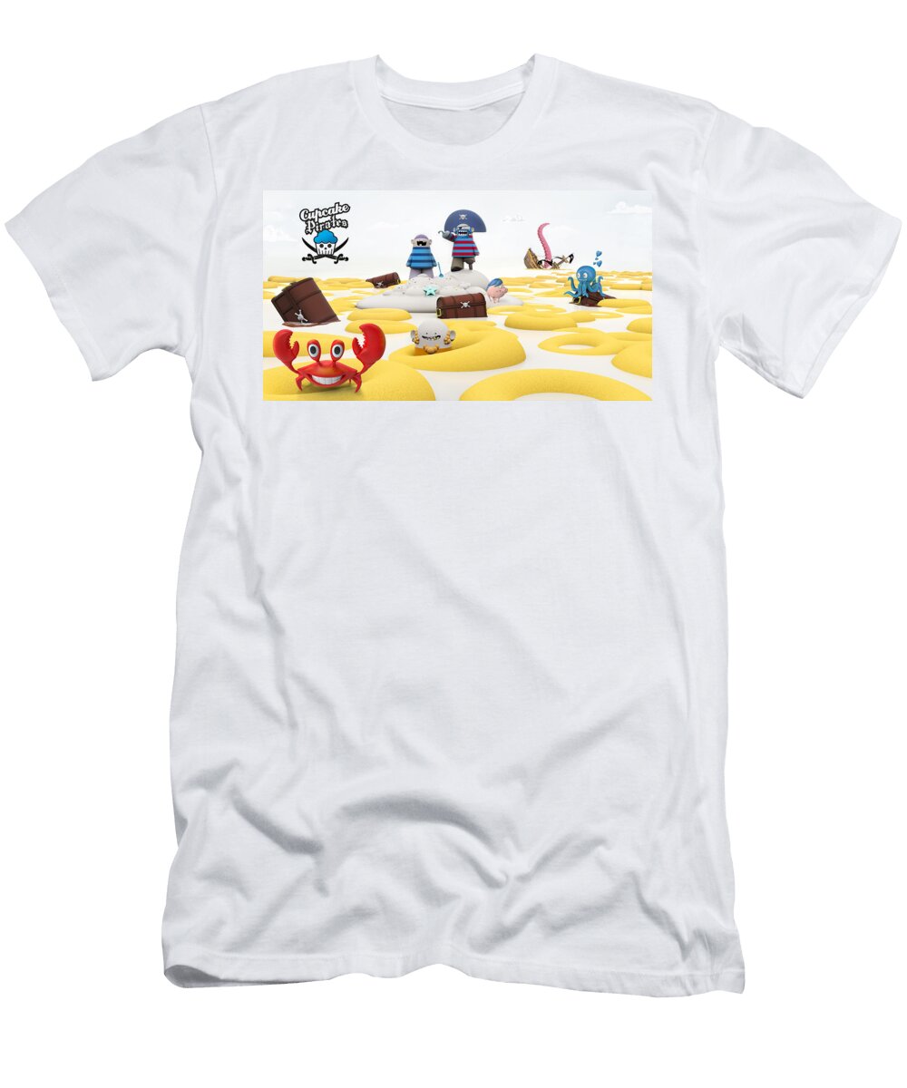 Cupcake Pirates Garjan Atwood T-Shirt